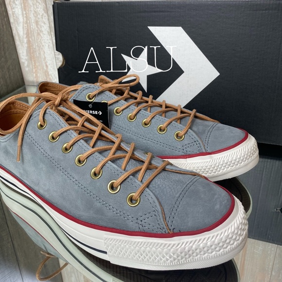 Converse Ctas OX Mason Grey Suede W AUTHENTIC - Picture 6 of 7